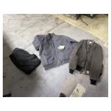 3 Pcs - Sz L Snap On Coat - Carhartt Coat - Pants