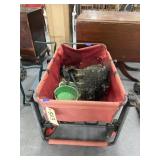 Wagon w/Wire Netting