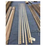6 Pcs - Assorted Wood Trim 8ft
