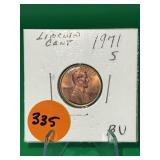 1971-S Bu Lincoln Cent