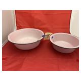 2 - Pink Granite Pans
