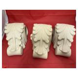 3 Pcs - Decorative Curtain Rods/Holder