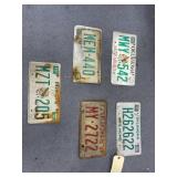 5 - Oklahoma License Plates