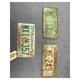 3 - Oklahoma License Plates