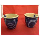 2 - Stoneware Planters