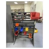 Metal Shelf w/Organizing Bins