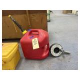 2 Pcs - 5 Gal Plastic Gas Jug & Drain Snake