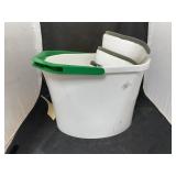 Plastic Mop Bucket w/Spigot Covers