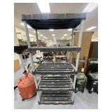 Plastic Shelving Unit 35"L x 18"W x 72"