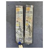 2 Pcs - Adj Roller Stands w/Clamping Device NIB