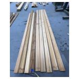9 Pcs - Assorted Wood Trim 7ft to 6ft