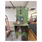 Vintage Industrial Vertical  Metal Band Saw