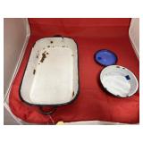 3 Pc - Granite Pans & Lid