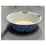 Blue Granite Pan - small hole