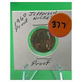 1960 Proof Jefferson Nickel