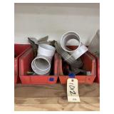 2 Pcs - Plastic Organizers w/PVC Pipe Connection