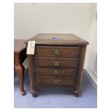 Wooden 2-Drawer Side Table 23"L x