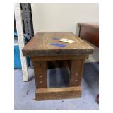 Small Wooden Side Table 16"L x 23"W x 17"H