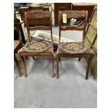 2 - Wooden Side Chairs