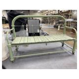 Wood/Metal Bench 49"L x 20"W x 35"H