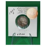 1925-D Lincoln Wheat Cent Very Fine