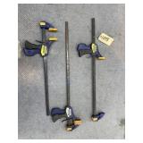 3 - Irwin Quick Grip Clamps