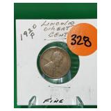 1920-P Lincoln Wheat Cent Fine