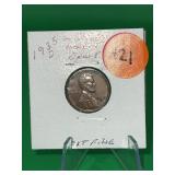 1935-D Lincoln Wheat Cent Ext Fine