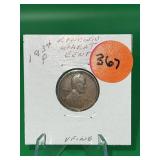 1934-P Lincoln Wheat Cent Very Fine
