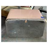Vintage Pink Metal Bread Box