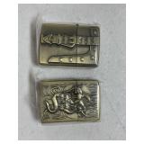 2 New Zippo style Lighters