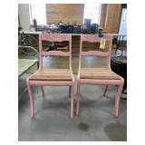 2 - Wooden Side Chairs