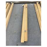 17 Pcs - Wood Trim 72"