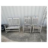 3 pcs - Wooden Rockers