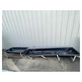 2pc - Feed Troughs - 1 is Broken