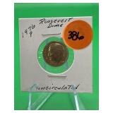 1976-P Uncirculated Roosevelt Dime