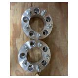 2 - Aluminum Wheel Spacer/Adapter - NEW