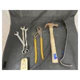 4 Pcs - Wrench - Hammer - Crowbar - Pliers