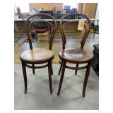 2 - Wooden Side Chairs