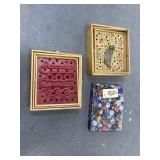 3 Pcs - Football Puzzle - Wooden Marble Games