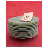 13 Jadeite Saucers