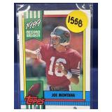 1990 Topps Football Card #1 Joe Montana