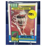 1990 Topps Football Card #248 Derek Thomas