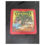 Vintage Look Crayola 1992 Tin w/Crayons