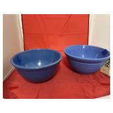 2 - Crock Bowls - 1 has crack