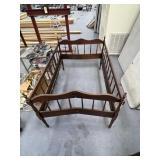 Vintage Toddler Bed 40" x 58" x 32"H