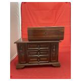 Lane Keepsake Cedar Box & Wood Jewelry Box