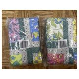 2 Pcs - Machine Quilted Pillow Cases