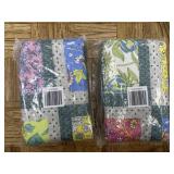 2 Pcs - Machine Quilted Pillow Cases
