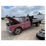 1968 GMC 3500 Flatbed Truck w/Dump - AS IS